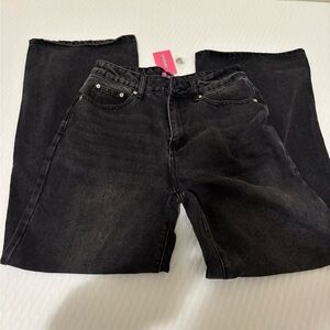 Edikted Braya Washed Low Rise Baggy Jeans